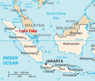 lokasi map peta danau toba